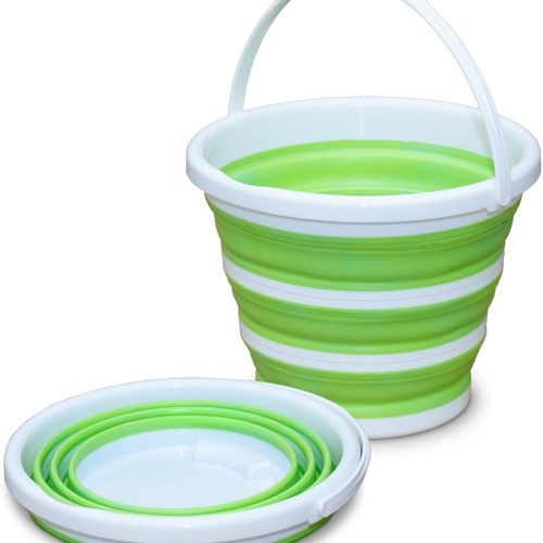 Collapsible Bucket 2.6 Gal - Multipurpose Foldable Pail