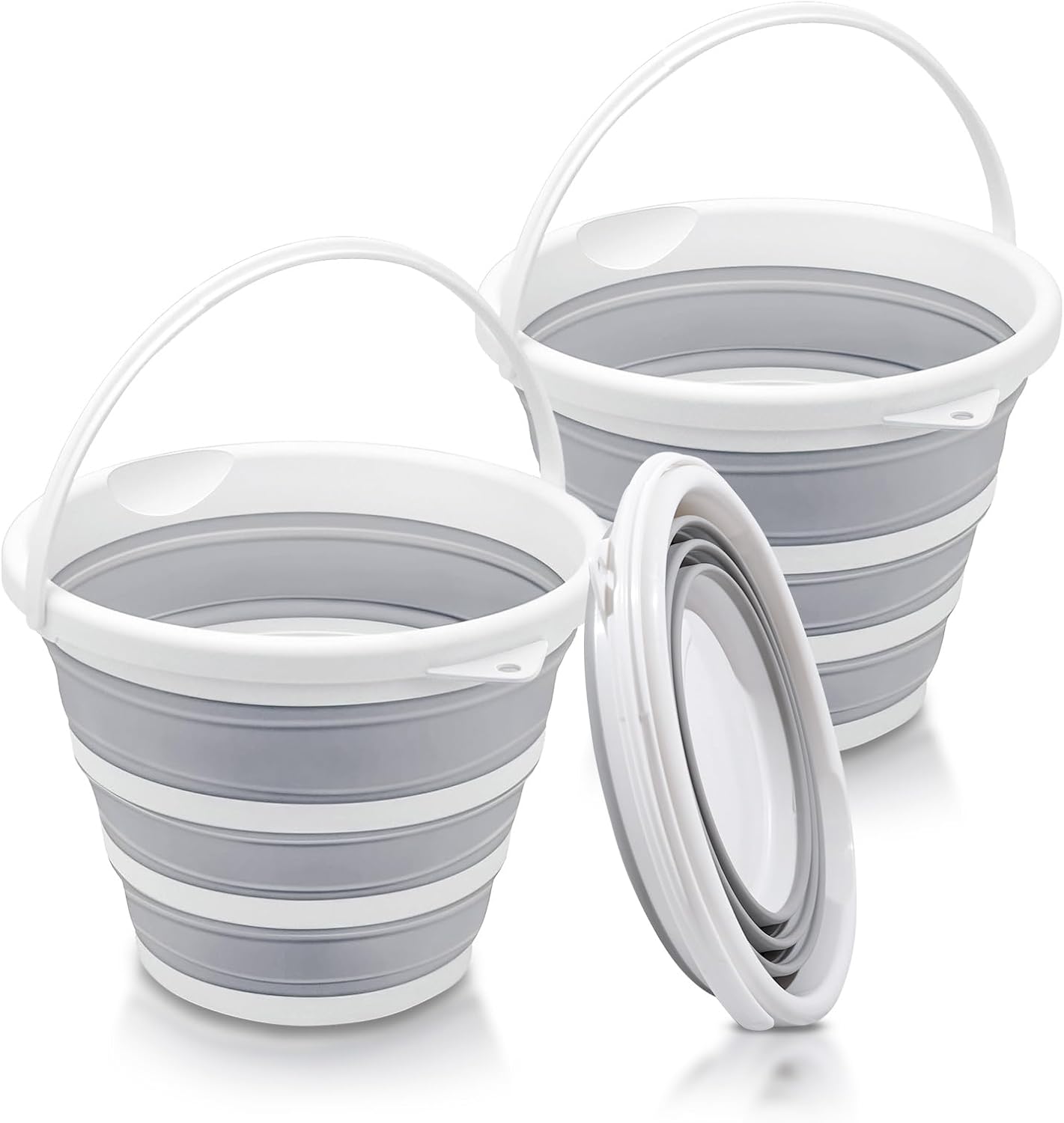 2-Pack Collapsible Buckets - 2.6 Gal (10L)