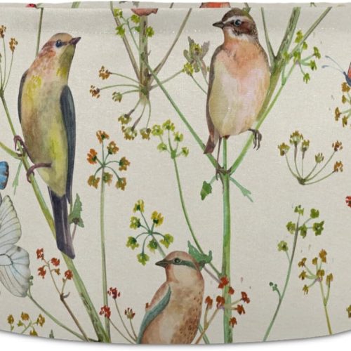 Vintage Nature Seamless Texture with Birds